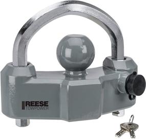 img 2 attached to 🔒 Secure Your Trailer Hitch with Reese Towpower 7088300 Heavy Duty Coupler Lock in Black