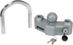 img 3 attached to 🔒 Secure Your Trailer Hitch with Reese Towpower 7088300 Heavy Duty Coupler Lock in Black