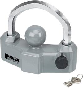 img 4 attached to 🔒 Secure Your Trailer Hitch with Reese Towpower 7088300 Heavy Duty Coupler Lock in Black