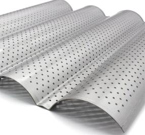 img 2 attached to KOOTIPS Non Stick Perforated Baguette Italian Kitchen & Dining