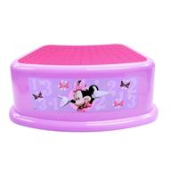 🚽 ginsey disney minnie mouse bowtique bathroom step stool for kids – pink, 9.75"x5.25"x14.25" (56720): toilet and sink aid logo