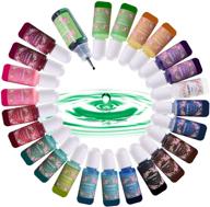 🕯️ candle dye-26 vibrant colors liquid dye for soy wax candle making, easy dissolve & uniform dyeing - candle color dye for candle making, 26 bottles in a box logo