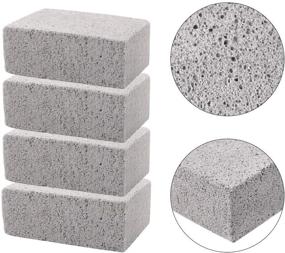 img 2 attached to 🧱 8-Pack Grill Griddle Cleaning Bricks – Pumice Stones for Removing BBQ Grill Racks, Flat Top Cookers, and Pool Grills