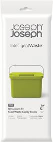 img 3 attached to 🗑️ Сумки Joseph Joseph Intelligent IW2 Bin Liners: Специальная посадка, 100% Биоразлагаемые сумки для ведра пищевых отходов - Набор из 50шт.