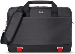 img 2 attached to 💼 Solo New York Pro Aegis Laptop Briefcase with RFID Pocket - 15.6 Inch, Black