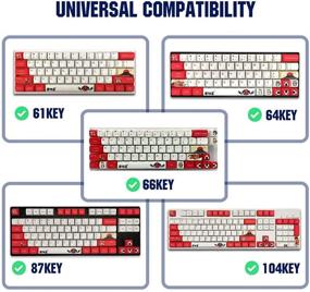 img 2 attached to 🔑 Enhance Your Keyboard Experience with SDYZ Japanese Keycaps: XDA Profile Custom Keycap Set (Izakaya Keycaps)