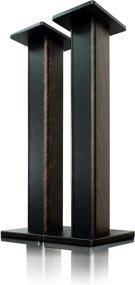 img 4 attached to 🔊 MAYQMAY 31.49 Inch Wood Speaker Stands: Enhance Your Home Theater Audio Experience!