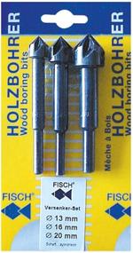 img 1 attached to Fisch FSH 134831 Steel Countersink 3 Piece