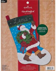 img 4 attached to Bucilla 86881 Greetings Stocking Multicolor