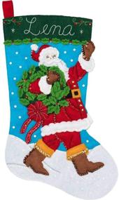 img 3 attached to Bucilla 86881 Greetings Stocking Multicolor