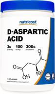 💪 300g pure d-aspartic acid powder by nutricost - boost testosterone naturally logo