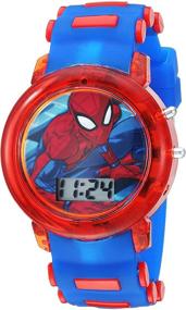 img 3 attached to ⌚ Marvel Boys' Quartz Watch with Blue Plastic Strap, Model SPD4464, Size 20