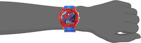 img 2 attached to ⌚ Marvel Boys' Quartz Watch with Blue Plastic Strap, Model SPD4464, Size 20