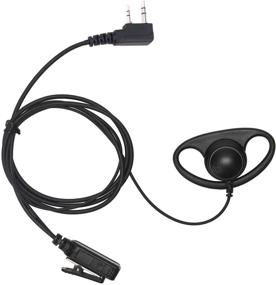 img 4 attached to Yolipar Single-Wire Earpiece Surveillance Kit - Compatible with BaoFeng, BTECH, Kenwood, Arcshell AR-5 Walkie Talkie - PTT Mic D-Shaped Clip-Ear Headset