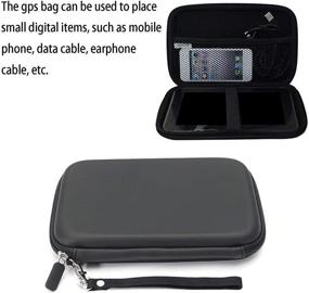 img 3 attached to 📱 TEASTAR 7-inch Hard Carrying Travel GPS Case: Zipper Bag Pouch Cover for Garmin Nuvi, Tomtom, Magellan Roadmate, and More