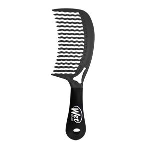 img 1 attached to Расческа Wetbrush Detangling Comb - Стильный черный дизайн для усовершенствованного ухода за волосами