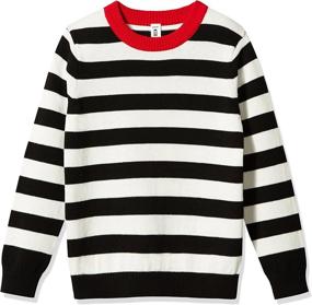 img 2 attached to Kid Nation Striped Pullover Sweater Boys' Clothing ~ Sweaters