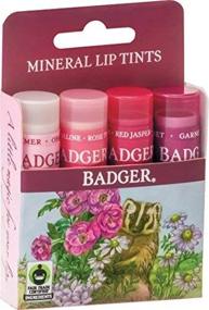 img 2 attached to Badger - Variety Pack of Mineral Lip Tints, Moisturizing Lip Balm with Sheer Color, Natural Lip Balm with Color, Tinted Lip Balm Set, Lip Stain, Pink Lip Tint, 0.15 oz (4 Pack)