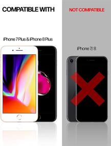 img 2 attached to 📱 Премиумный защитный стеклянный экран для iPhone 8 Plus/7 Plus - 2 штуки с комплектом для установки Easy Install Kit от Power Theory