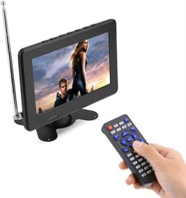 img 4 attached to 📺 Acogedor 7 inch Portable TV: HD LCD Small TV with Smart Features, Digital Tuner, FM Radio, USB & Memory Card Support
