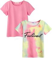 👚 arshiner short sleeve girls' cotton clothing: stylish and comfortable attire for girls logo