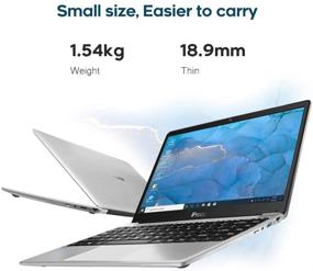 img 1 attached to iProda 14 Inch Laptop - Intel Core i3, Windows 10 Pro, 8GB RAM, 256GB SSD - FHD IPS 1080 Display, HDMI, WiFi, Bluetooth - Ideal for Students and Office Use