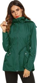 img 2 attached to ZHENWEI Women's Waterproof Rain Jacket with 🌧️ Lining - Ideal for Travel, Outdoor Activities, and Hiking