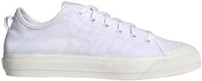 img 4 attached to Stylish Adidas Nizza Men's White Sneakers for Fashionable Comfort