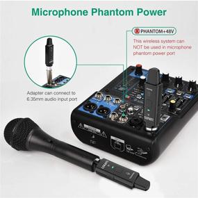 img 2 attached to 🎤 Wireless XLR Microphone System by LEKATO - 2.4GHz Transmitter and Receiver for Dynamic Microphones, Audio Mixers, and PA Systems with Rechargeable Wireless XLR Transmitter Receiver Adapter