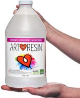 🎨 artresin clear epoxy resin 1 gal (non-toxic, includes 0.5 gal resin + 0.5 gal hardener) - ideal for art and crafts! logo