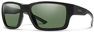 🕶️ smith outback sunglasses in matte black ice tort with chromapop polarized blue mirror lens for optimal vision - outback chromapop polarized sunglasses by smith optics logo