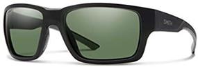 img 4 attached to 🕶️ Smith Outback Sunglasses in Matte Black Ice Tort with ChromaPop Polarized Blue Mirror Lens for Optimal Vision - Outback ChromaPop Polarized Sunglasses by Smith Optics