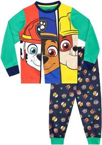 img 4 attached to 🐾 Comfortable Paw Patrol Boys Pajamas for a Restful Sleep