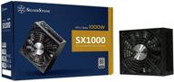 💡 серебряный silverstone sx1000 platinum, 1000w полностью модульный блок питания sfx-l | 80 plus platinum, sx1000-lpt-x v1.1 логотип