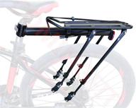 🚲 universal adjustable bicycle luggage cargo rack by comingfit with 180lbs capacity and solid bearings logo