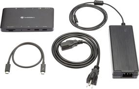 img 1 attached to 🔌 Amazon Basics Thunderbolt 3 Docking Station - 20V 6A Desktop Power Supply with US Plug & 0.5M Thunderbolt 3 Cable