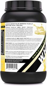 img 3 attached to Premium 100% Whey Protein Powder - Enhanced Formula with Whey Protein Isolate as Key Component, Combined with Ultra Filtered Whey Protein Concentrate (Banana, 2 Pound)