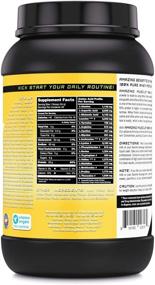 img 2 attached to Premium 100% Whey Protein Powder - Enhanced Formula with Whey Protein Isolate as Key Component, Combined with Ultra Filtered Whey Protein Concentrate (Banana, 2 Pound)