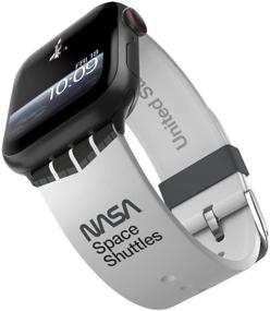 img 4 attached to 🚀 NASA Officially Licensed Space Shuttle Smartwatch Band for Apple Watch (not Included) – Fits 38mm, 40mm, 42mm, and 44mm