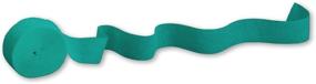 img 1 attached to 🌴 Tropical Teal Crepe Paper Streamer Roll - Creative Converting Touch of Color, 81-Feet