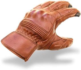 img 3 attached to 🧤 Indie Ridge Golden Glove: Large Leather Motorcycle Gloves with Phone Touchscreen & Knuckle Protection