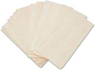 8 x 4 inch, 12 pack 🔨 of high-density balsa wood sheets for diy models logo