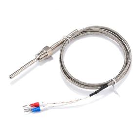 img 3 attached to 🌡️ Jaybva Waterproof K Type Grounded Thermocouple: High-Performance Temperature Sensor Probe for PID Controller - 2m Insulation Lead Shield Wire, NPT 1/4 inch Pipe Thread, 0~500℃ Range