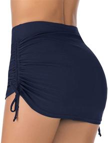 img 2 attached to 👙 Micosuza Women's Waisted Skirted Tankini: Fashionable Swimwear for Stylish Women