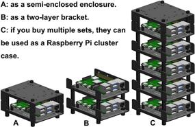 img 2 attached to Semi-Enclosed Enclosure Kit – Optimal Protection for Raspberry Pi, BeagleBone, Arduino UNO, Mega