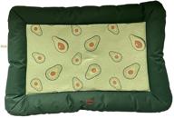 🥑 weepaww summer fluffy cat and dog bed all season - machine wash and dryer friendly - anti-slip pet beds avocado series (large size 33x23) logo