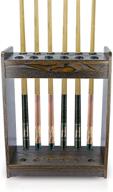 🎱 fitlyiee 12 pool billiard cue rack stand, wooden floor cue stick organizer fishing rod storage rack логотип