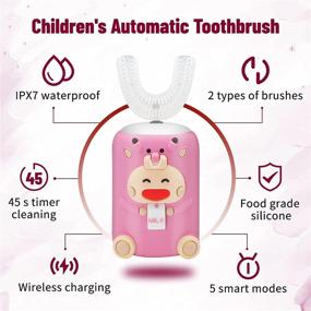 img 3 attached to Ultrasonic Autobrush: Electric Toothbrush for Superior Children's Dental Care