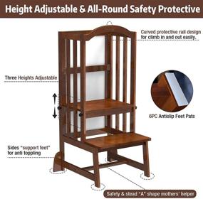 img 2 attached to DORPU Learning Adjustable Standing Double Side Nursery