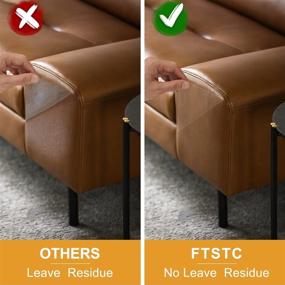 img 1 attached to 🛋️ FTSTC 5.9in Furniture Protectors from Cats: Clear Adhesive Scratch Deterrent for Couches - 20 Yards